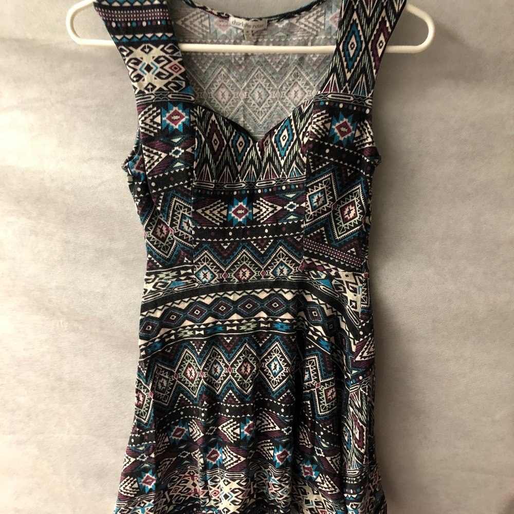 Printed Skater Dress